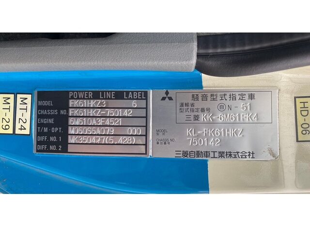 KL-FK61HKZ(Mitsubishi Fuso) Flat Body(6M61) full