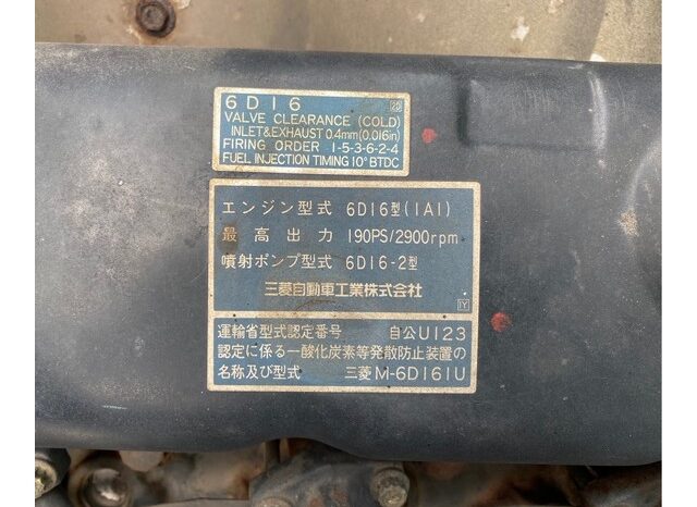 U-FK617D(Mitsubishi Fuso) Dump(6D16) full