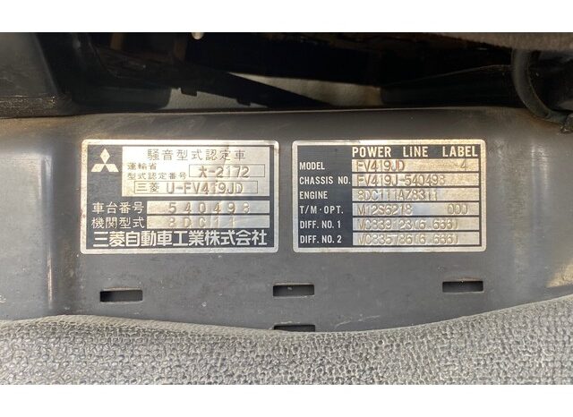 U-FV419JD(Mitsubishi Fuso) Dump(8DC11) full