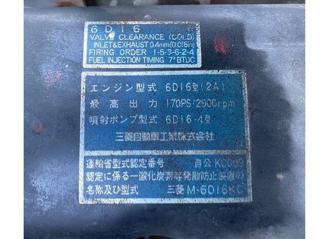 FH217CD(Mitsubishi Fuso Fighter Mignoni)Dump(6D16) full