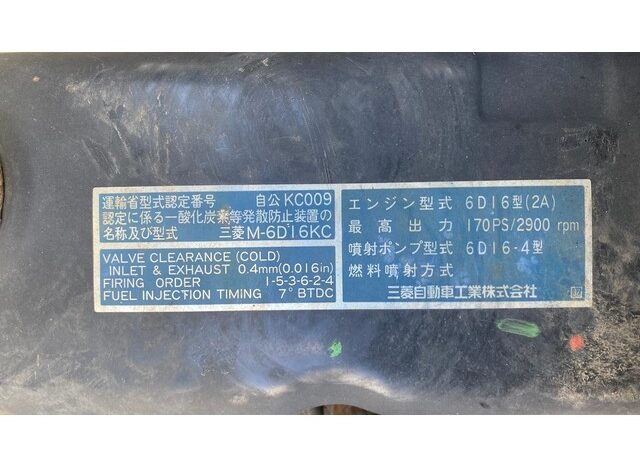 KC-FH227CD(Mitsubishi Fuso Mignoni)DUMP(6D16) full