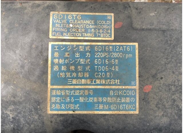 KC-FK612K(Mitsubishi Fuso) Flat Body(6D16) full