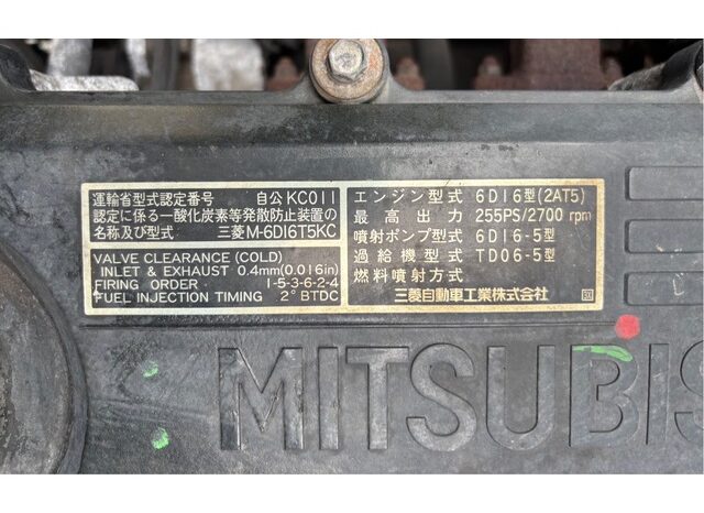 KC-FN612L(Mitsubishi Fuso) Flat Body(6D16) full